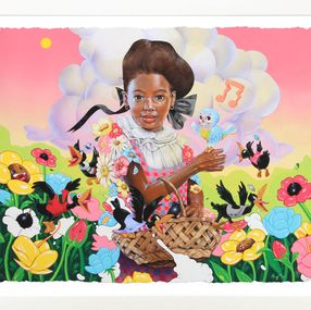 Édition, Head in the Clouds (framed hand signed giclee), Kayla Mahaffey