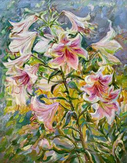 Painting, Lilies Are Blooming, Pavlenko Leonid