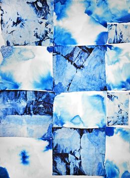 Fine Art Drawings, Blue chess, Sumit Mehndiratta