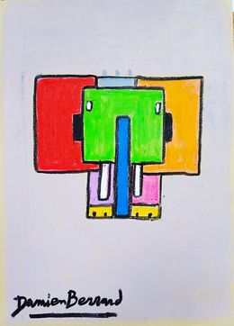 Fine Art Drawings, Trumpie, Damien Berrard