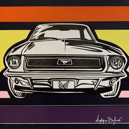 Painting, Mustang NB, Angélique Dufossé