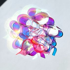 Skulpturen, Kringel Dichroic / Neonpink, Selçuk Dizlek