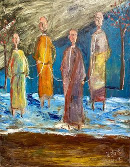 Gemälde, Traverser ensemble et dépendre l’un de l’autre, ShuJie Wang