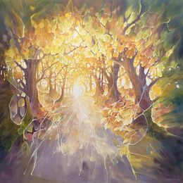 Painting, Once Upon a Time, Gill Bustamante