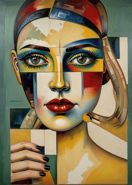 Print, Calista, The Architect of Reflection., Sephora Venites