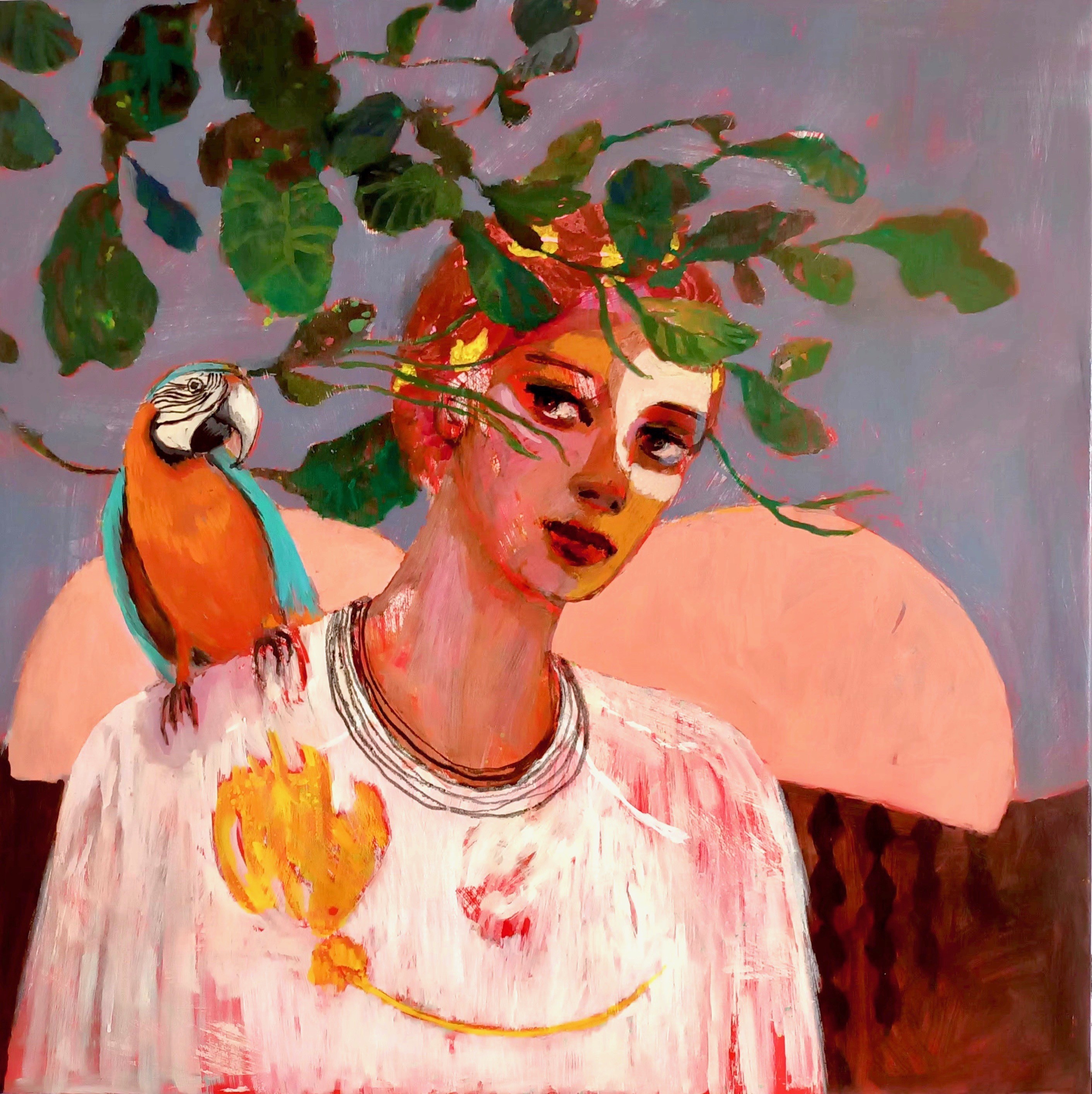 Albane de Saint Remy, Fille au Perroquet Albane de Saint Remy, Fille au Perroquet