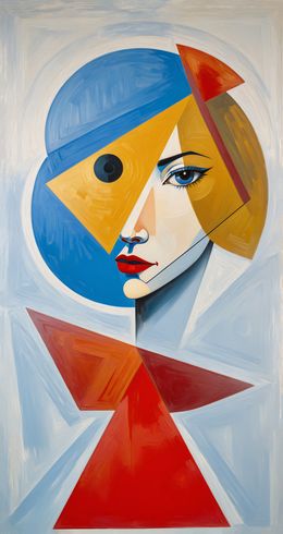 Print, Astraea, The Geometric Visionary., Sephora Venites