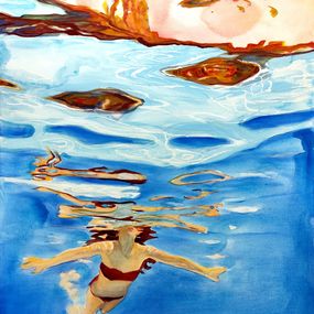 Peinture, Couleurs ondulantes, Maude Ovize