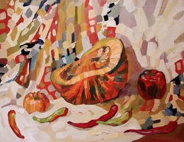 Painting, Big Pumpkin, Shulyak Tatyana