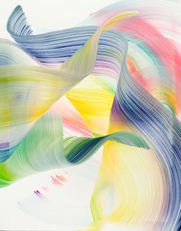Painting, Ribbons, Nikolaos Schizas