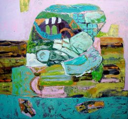 Painting, Green Memory, Shulyak Tatyana