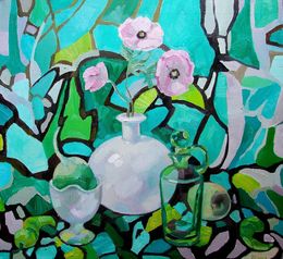 Gemälde, Emerald Still Life, Shulyak Tatyana