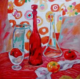 Painting, Red Still Life, Shulyak Tatyana