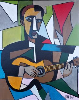 Gemälde, The guitar player, Morena MoBe