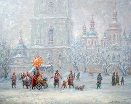Painting, Christmas, Pavlenko Leonid