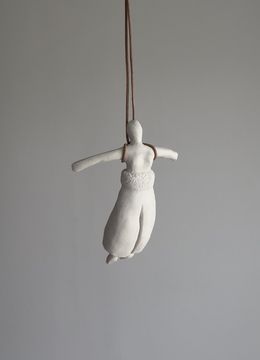 Sculpture, Woman with cuff trousers, Mikaela Olovsson