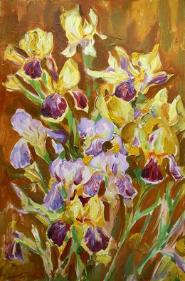 Gemälde, Sunny Morning with Irises, Pavlenko Leonid