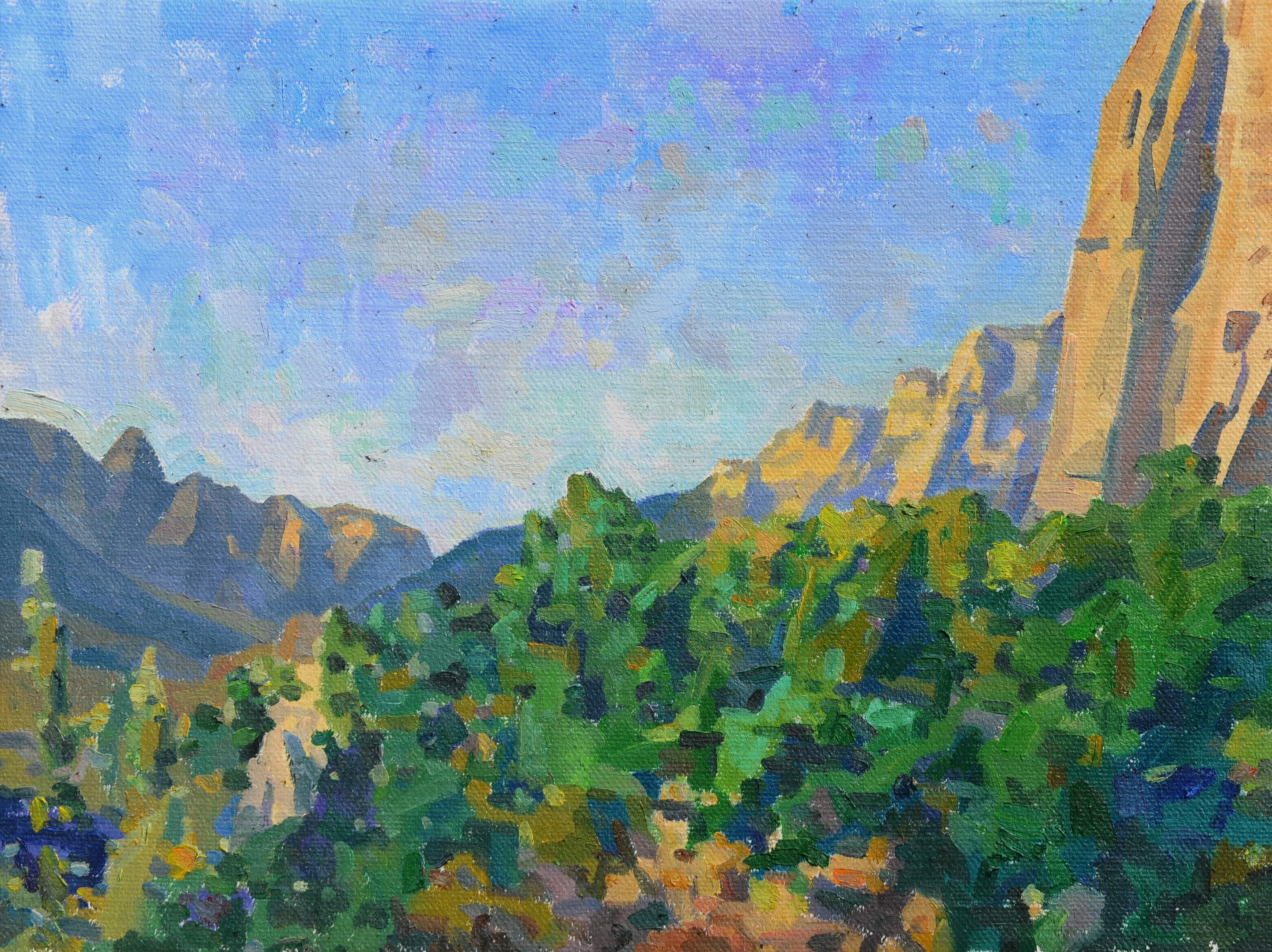 Zhen Hao He, Série: Les monts Taihang - Tableau No 1 Zhen Hao He, Série: Les monts Taihang - Tableau No 1