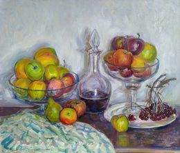 Painting, Apples and Wine, Pavlenko Leonid