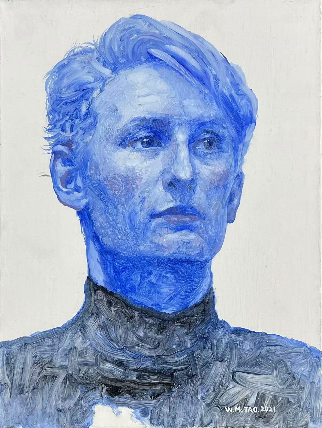 Wen Ming Tao, Série : Portrait de couleur - tableau No 1 Wen Ming Tao, Série : Portrait de couleur - tableau No 1