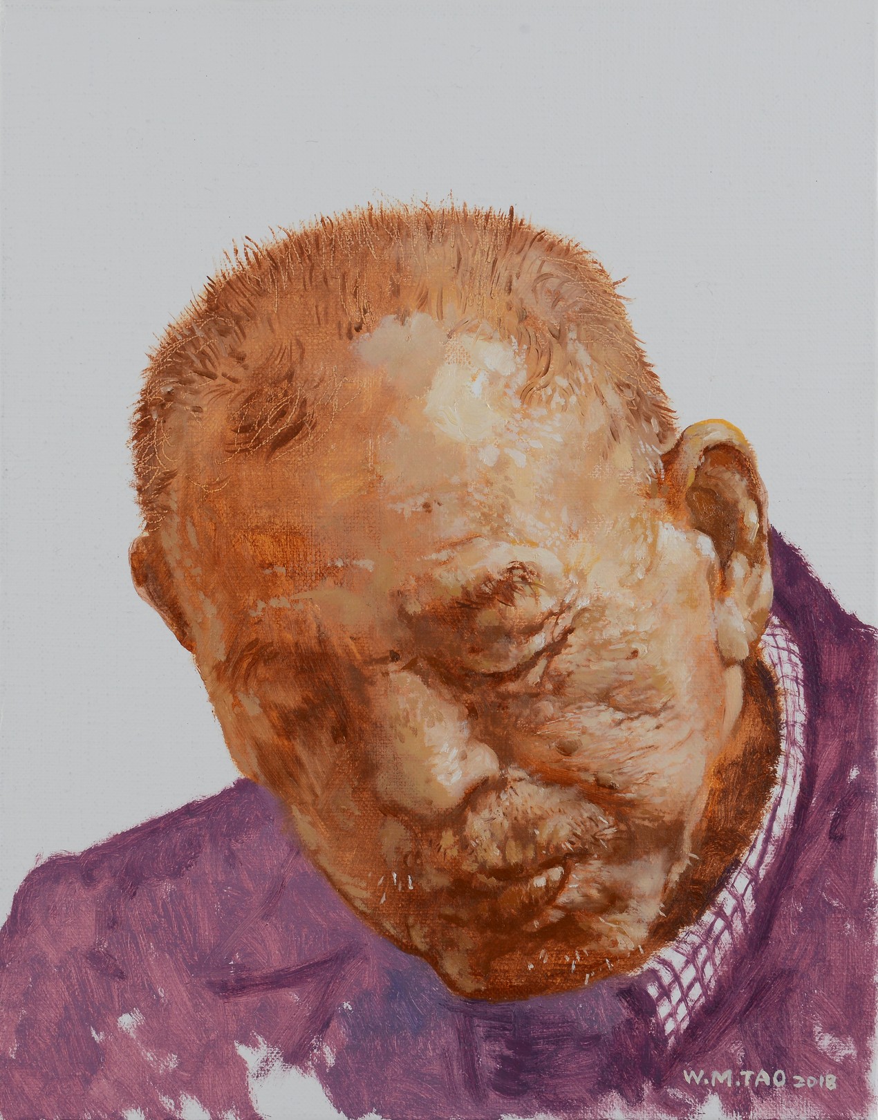 Wen Ming Tao, Série : Portrait de couleur - tableau No 2 Wen Ming Tao, Série : Portrait de couleur - tableau No 2