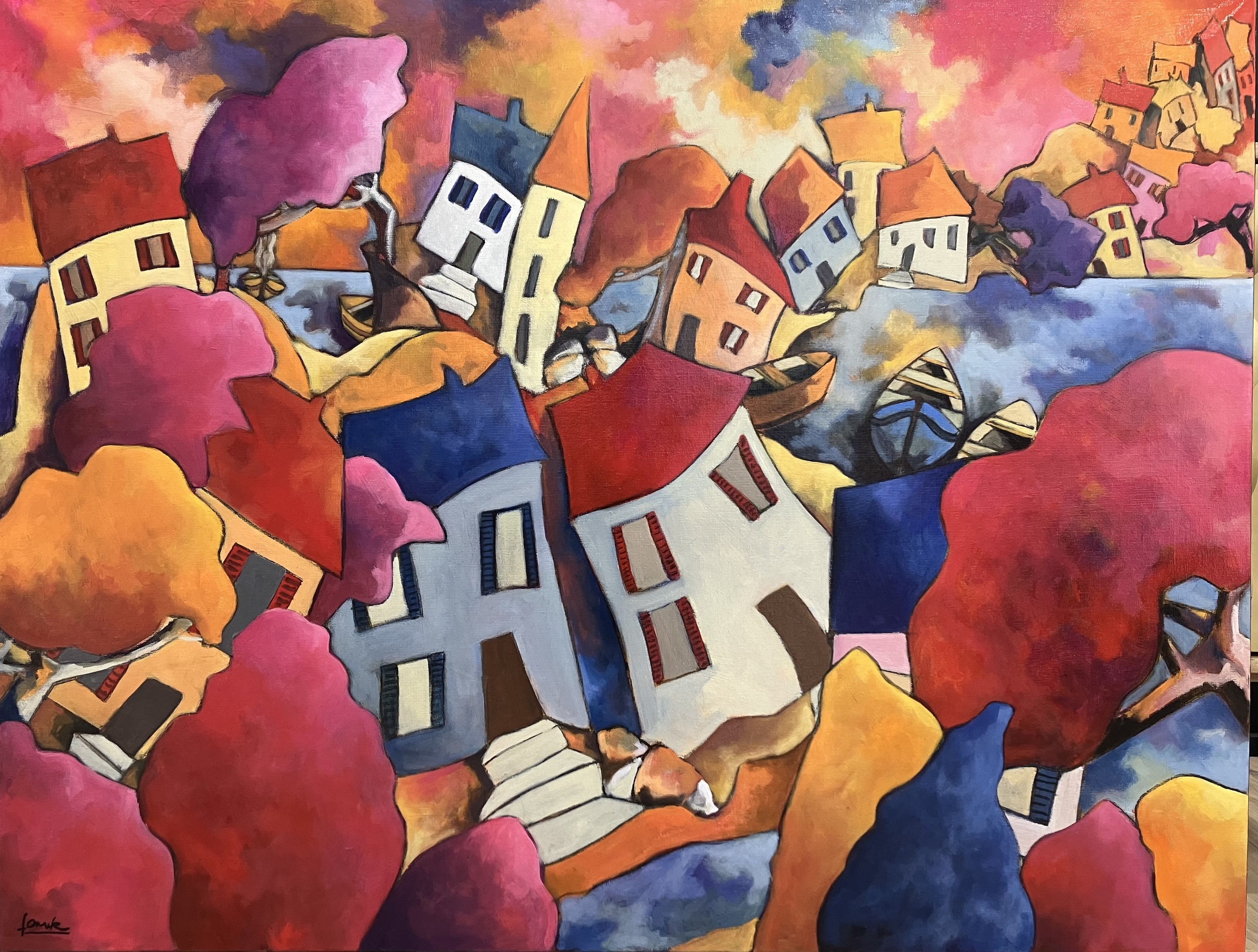 Martine Fauve Dechavanne, Coucher de soleil Martine Fauve Dechavanne, Coucher de soleil