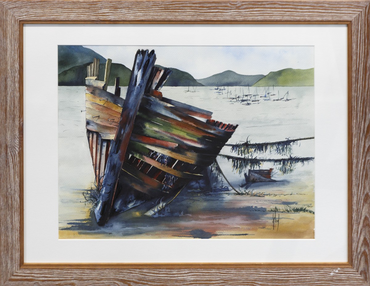 Claude Vergnaud dit Klod, Coque au repos 2-3325 - Série bateaux échoués Claude Vergnaud dit Klod, Coque au repos 2-3325 - Série bateaux échoués