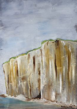 Gemälde, Falaises - Série paysage côtier, Nath Brinon