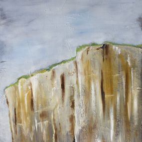 Gemälde, Falaises - Série paysage côtier, Nath Brinon