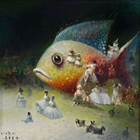 Gemälde, Magical Fish, Giorgi Melikidze