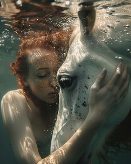 Print, Diving with my horse, Aiakinom
