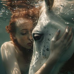 Print, Diving with my horse, Aiakinom