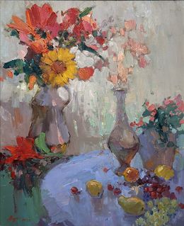 Gemälde, Evening still life, Andrei Belaichuk