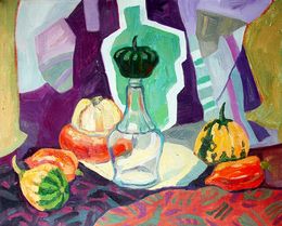 Painting, Pumpkins and peppers, Shulyak Tatyana