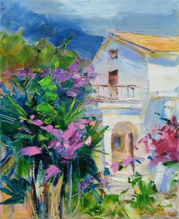 Peinture, In the garden. Croatia, Helen Shukina
