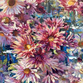 Gemälde, Bush of Flowers, Evgeny Chernyakovsky