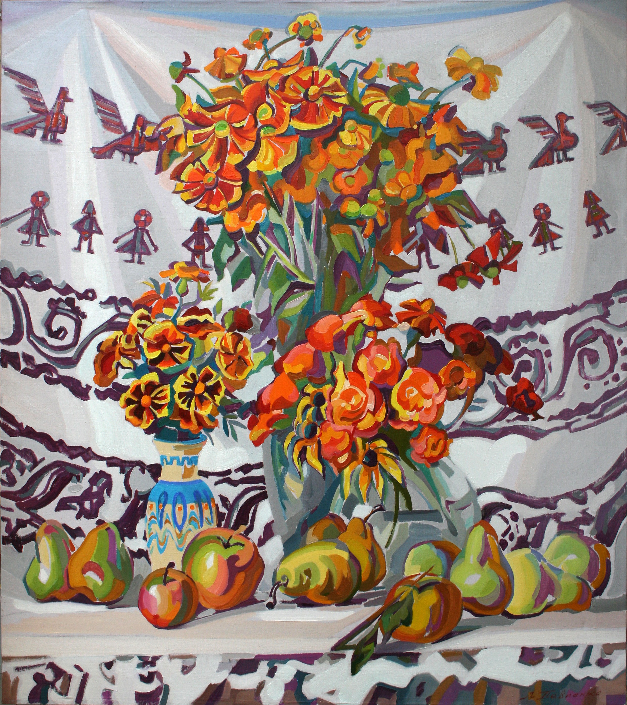 Pavlenko Leonid, Still Life with Grandmother's Towel Pavlenko Leonid, Still Life with Grandmother's Towel