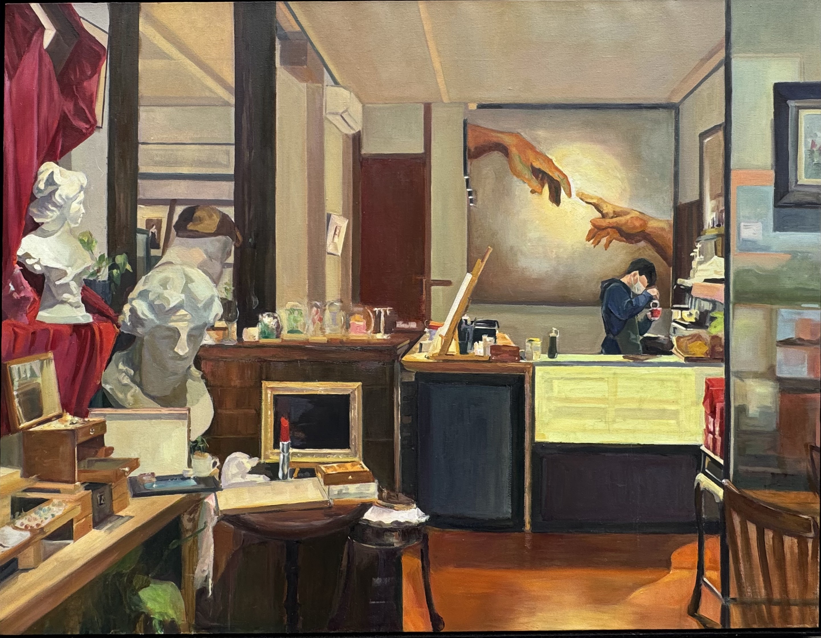 Yi Yi, Série : Sur mon chemin - Tableau No 2 Yi Yi, Série : Sur mon chemin - Tableau No 2