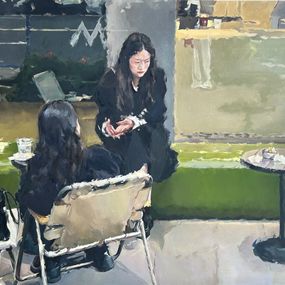 Painting, Série : Sur mon chemin - Tableau No 3, Yi Yi