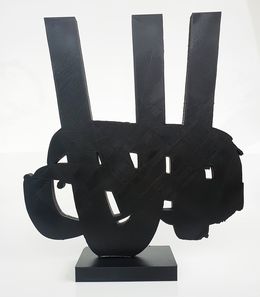 Sculpture, Outre noir pour Soulages, PyB
