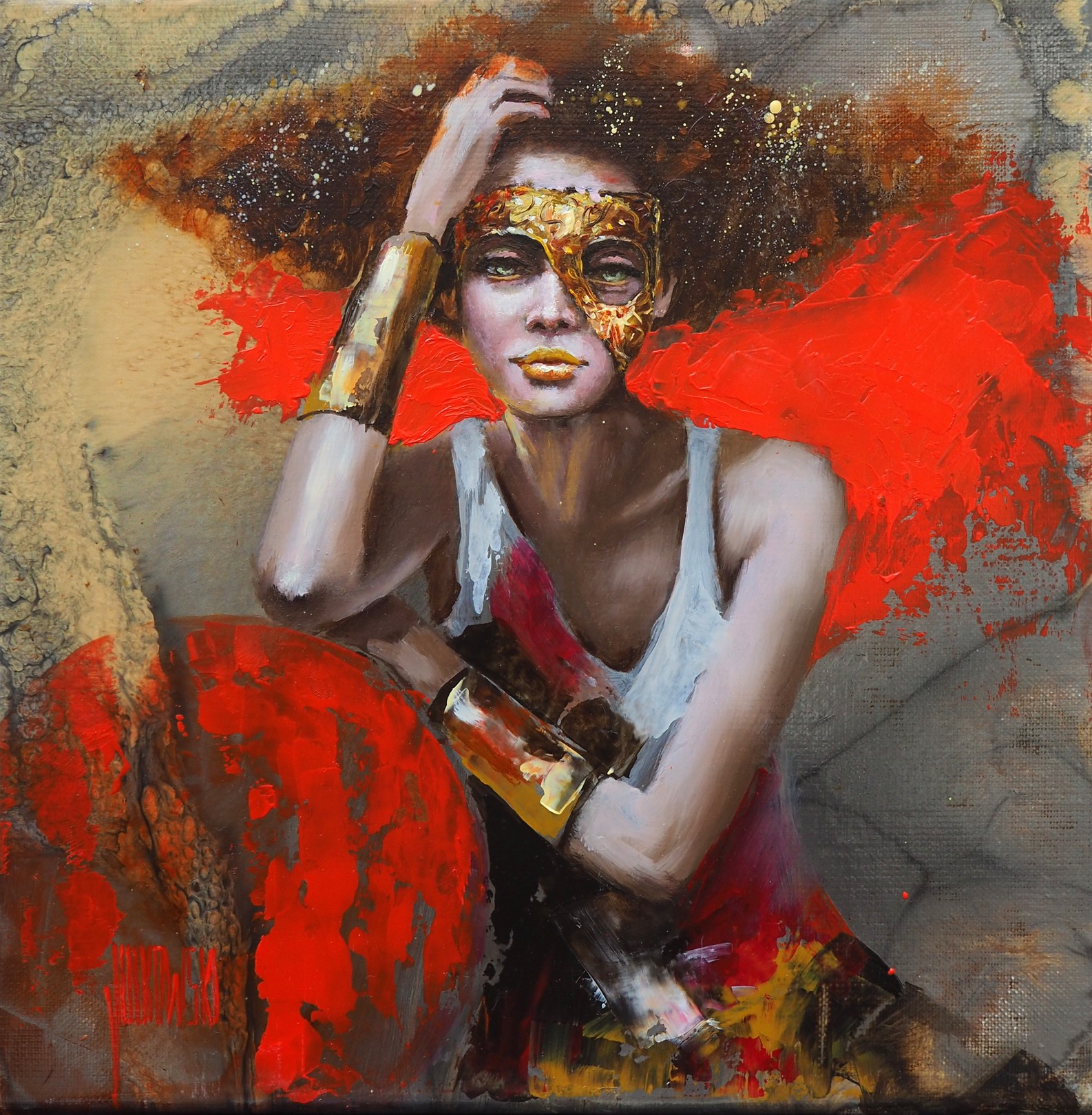 Sylvie Julkowski-Egard, Le masque Sylvie Julkowski-Egard, Le masque