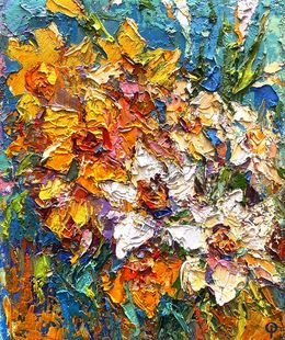 Painting, Bouquet of flowers, Oksana Ivanyuk