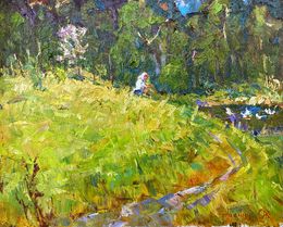 Painting, By the pond, Ivanyuk Oleksiy