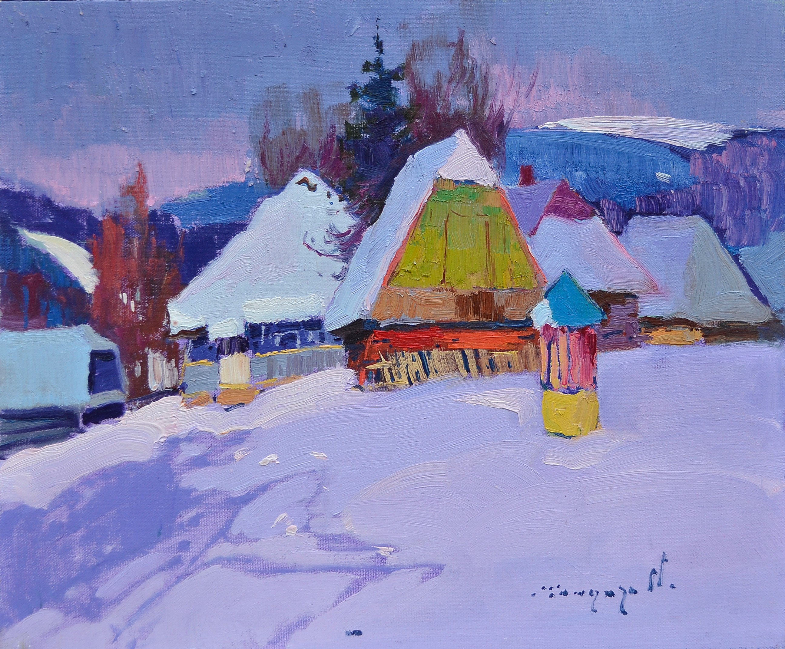 Alexander Shandor, Frosty Evening Alexander Shandor, Frosty Evening