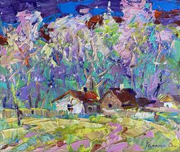 Painting, Night spring day, Ivanyuk Oleksiy