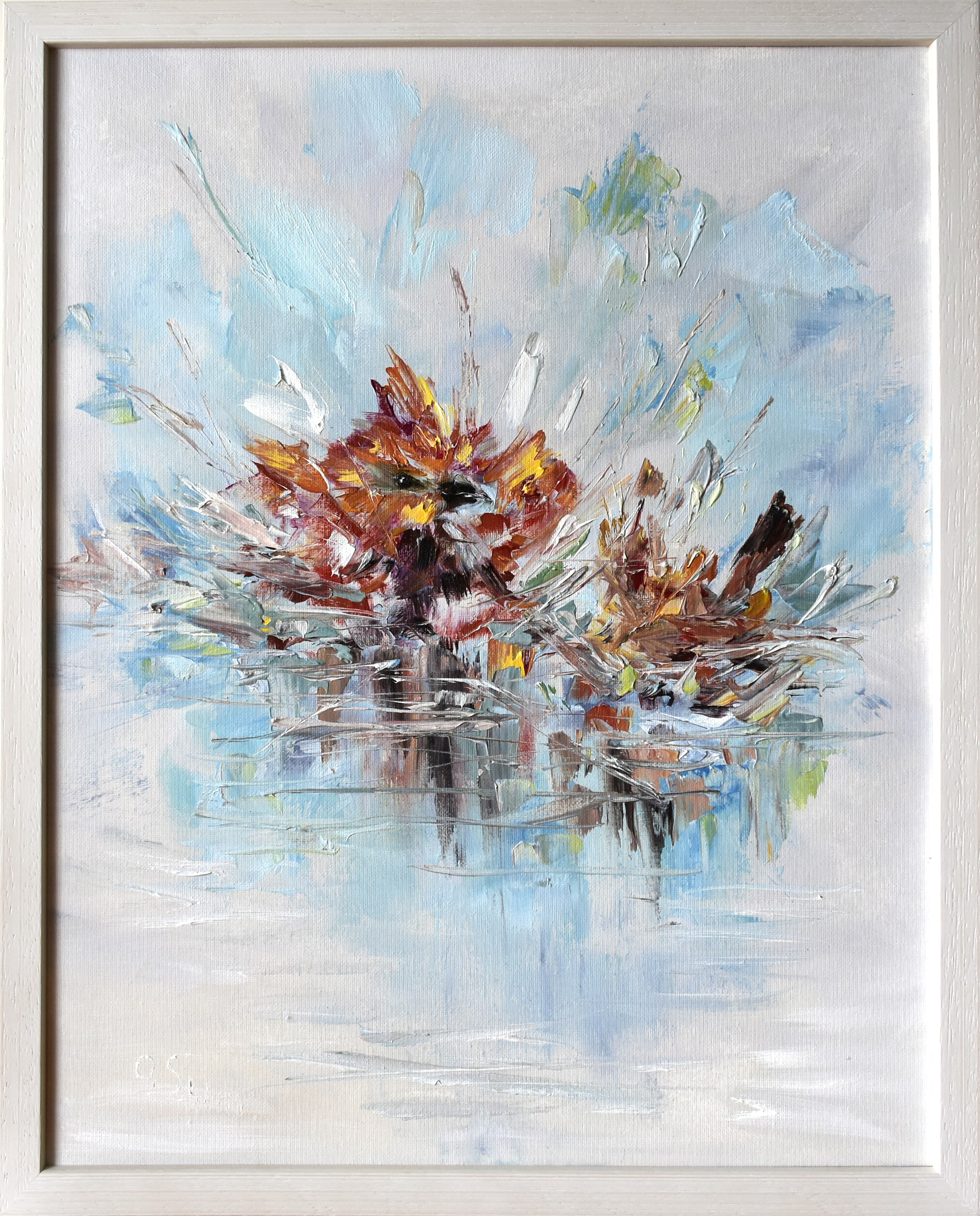Oxana Shimanchuk, Bird Bath. Seascape original painting Oxana Shimanchuk, Bird Bath. Seascape original painting