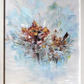 Gemälde, Bird Bath. Seascape original painting, Oxana Shimanchuk