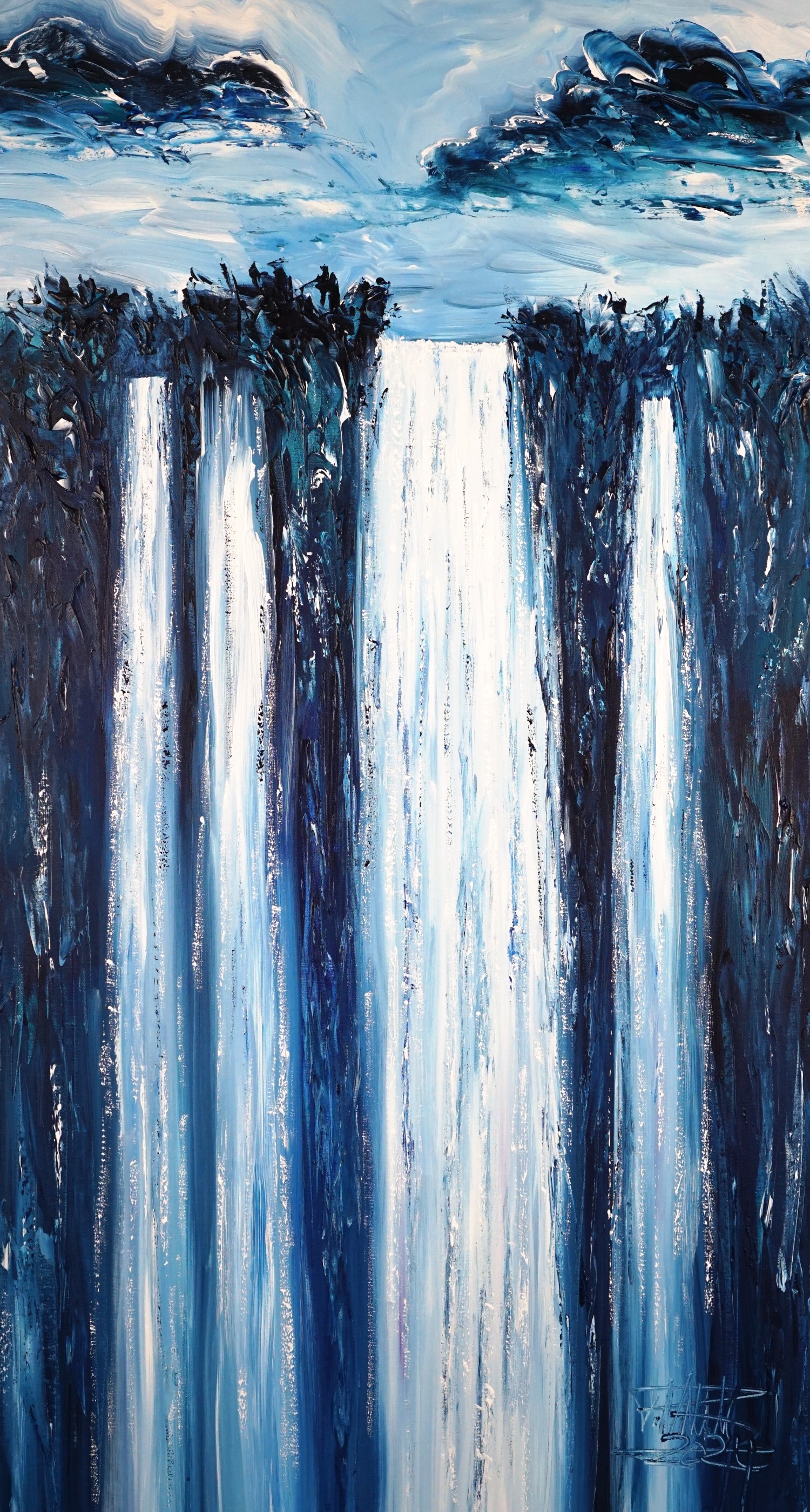 Peter Nottrott, Blue Mystery Waterfall L 2 Peter Nottrott, Blue Mystery Waterfall L 2