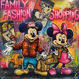 Painting, Family Fashion Shopping, Roman Kozhokin