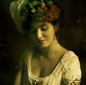 Photography, The lady with fruit on the head, Viet Ha Tran